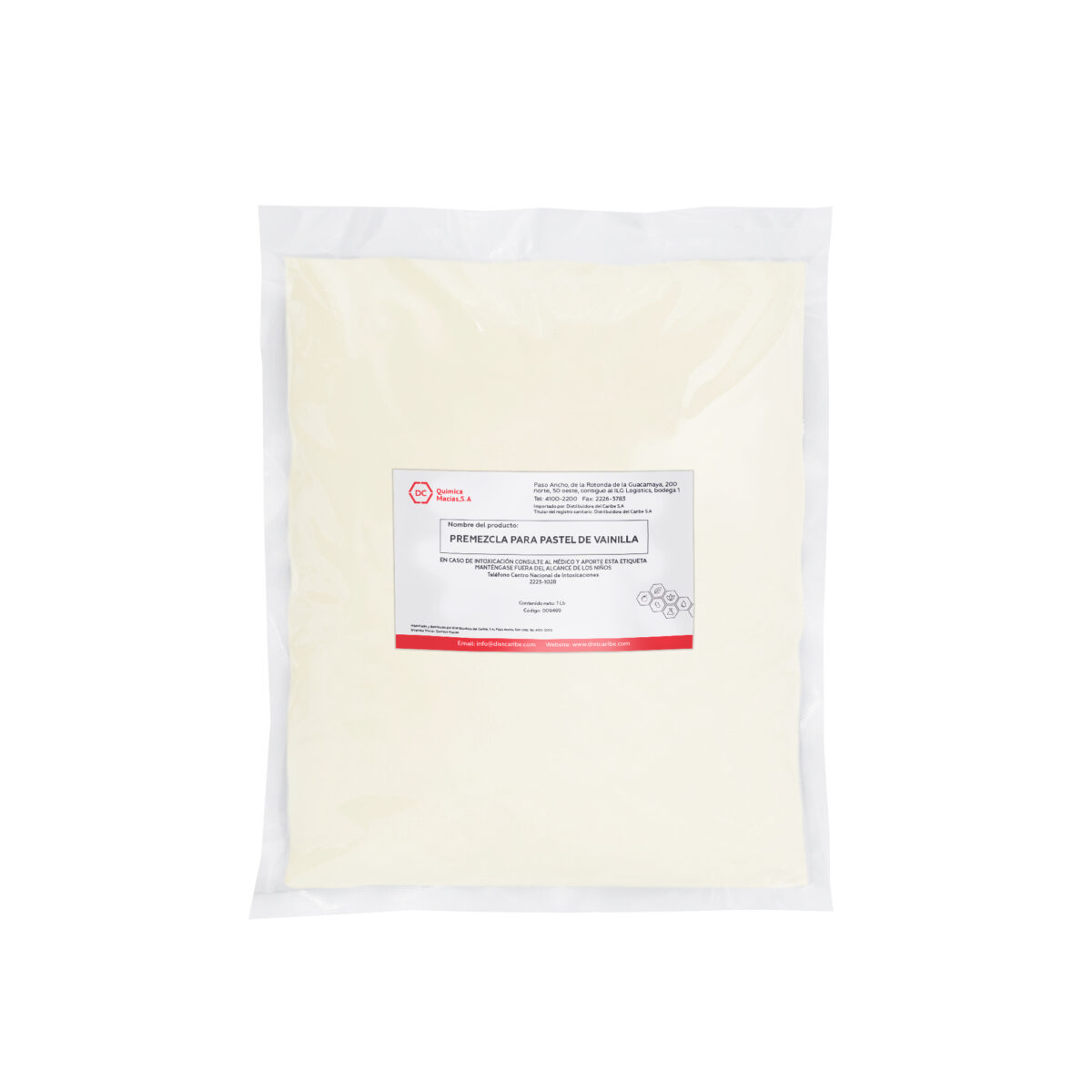 PREMEZCLA PARA PASTEL DE VAINILLA BOLSA 1 Lb - Image 2