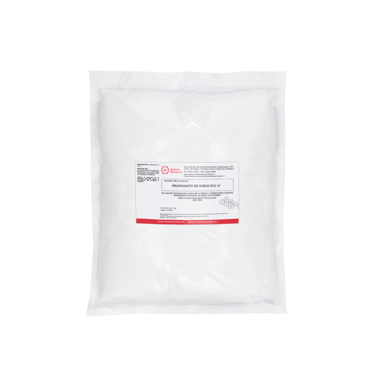 PROPIONATO DE SODIO FCC IV BOLSA 1 KG - Image 2