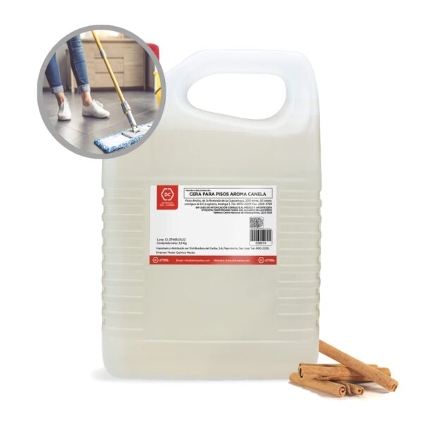 CERA PARA PISOS AROMA CANELA ENVASE 3.5 KG