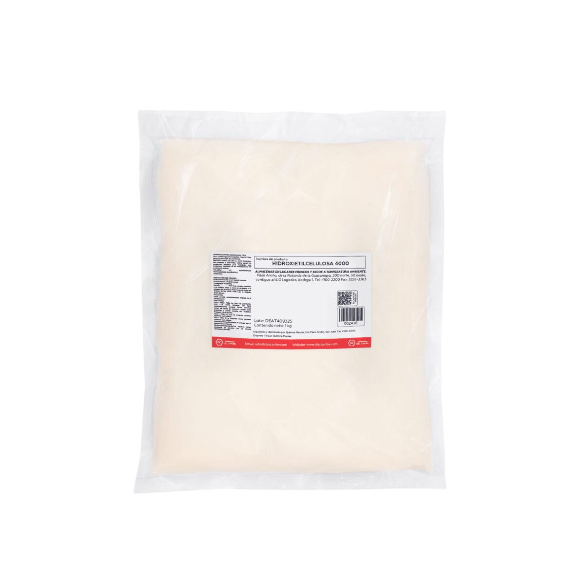 HIDROXIETILCELULOSA 4000 BOLSA 1 Kg - Image 2