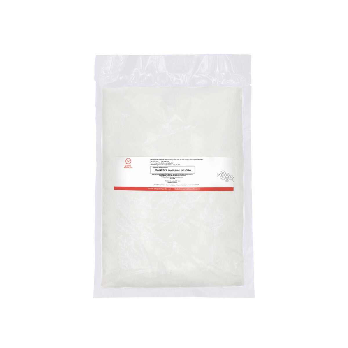 MANTECA NATURAL JOJOBA BOLSA 100 Grs - Image 2
