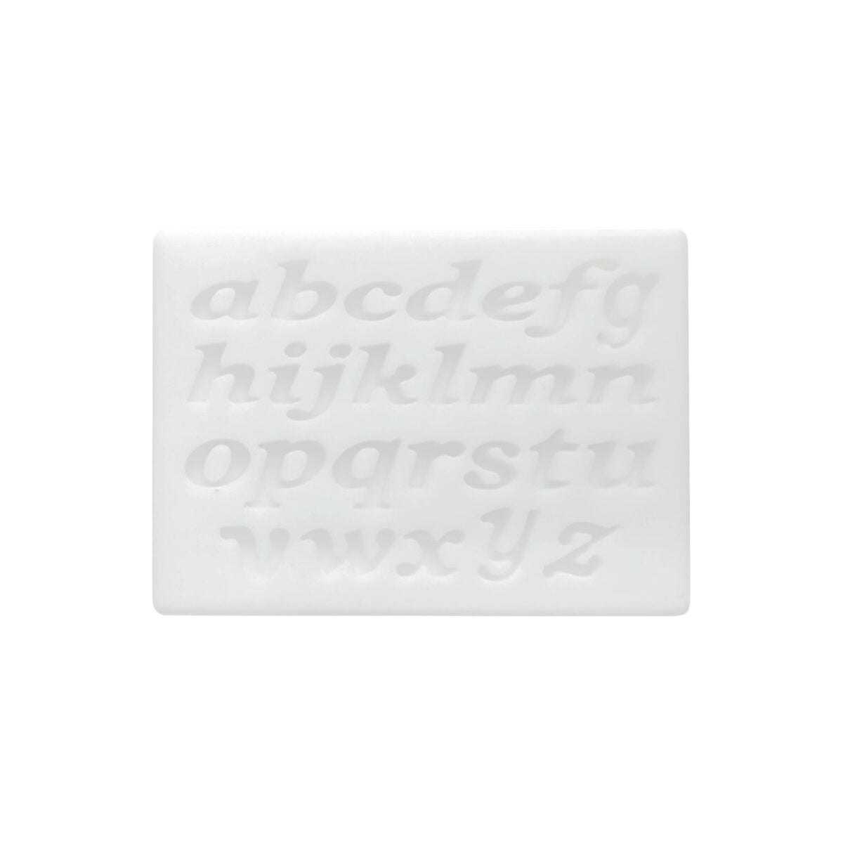 MOLDE DE SILICON SLK329 DECORACION BLANCO-ALFABETO UNA UNIDAD - Image 2