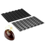 MOLDE DE SILICON QUENELLE REDONDO PX071 49 PORCIONES MM66 X33X30H (PAVONI) UNA UNIDAD - Image 2
