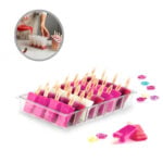 DISPLAY POLICARBONATO PARA PALETAS DE HELADO CON PALITA HACIA ARRIBA PAVOCOOKIE (PAVONI) UNA UNIDAD