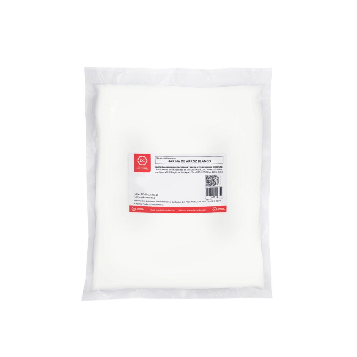 HARINA DE ARROZ BLANCO BOLSA 1 Kg - Image 2
