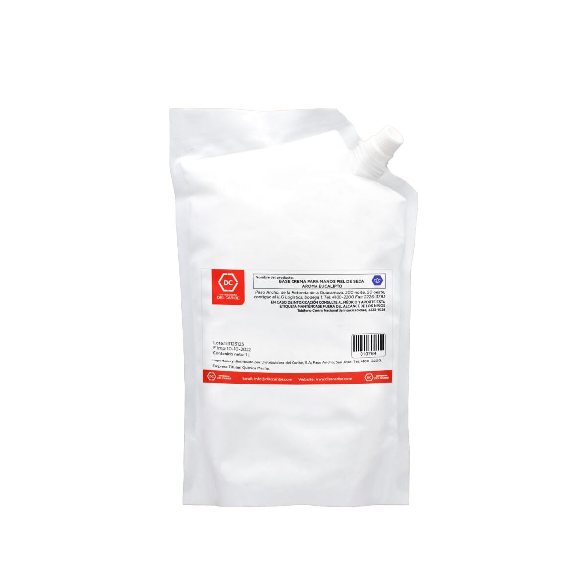 BASE CREMA PARA MANOS PIEL DE SEDA AROMA EUCALIPTO- 1 LITRO - Image 2