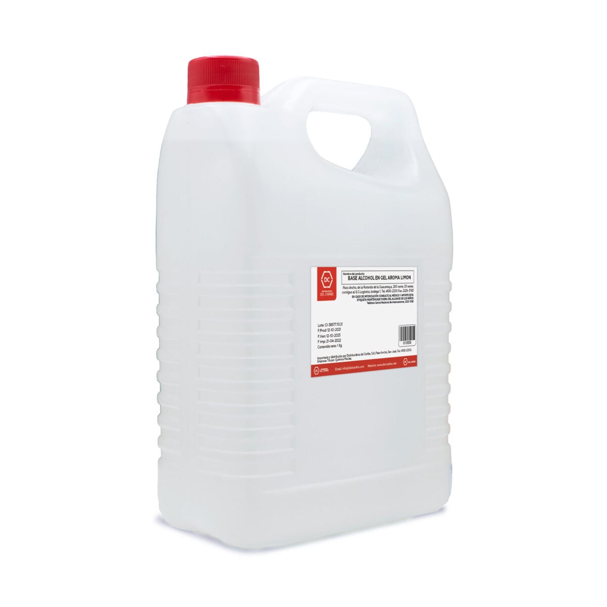 BASE ALCOHOL EN GEL AROMA LIMON ENVASE 3.5 KG - Image 2