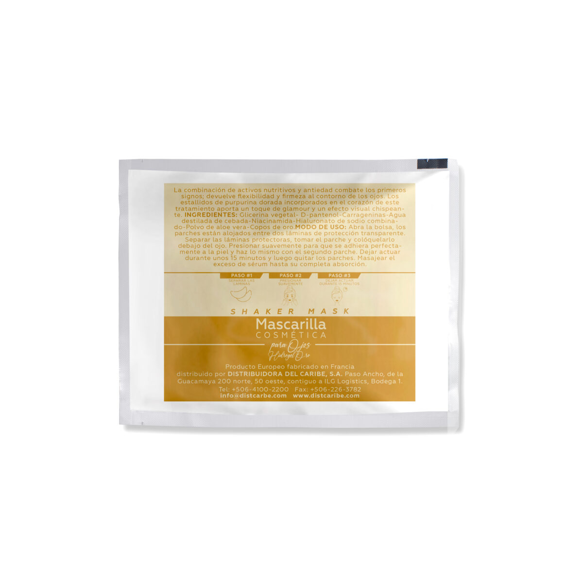 MASCARILLA COSMETICA PARA OJOS HIDROGEL ORO - 7Y0019A - Image 2
