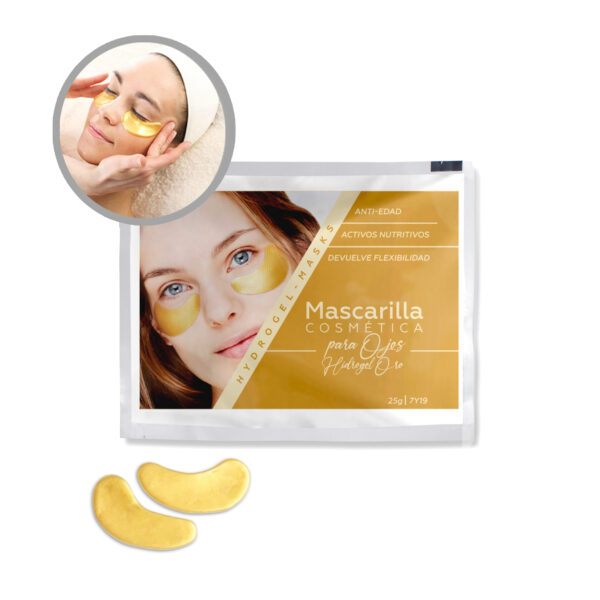 MASCARILLA COSMETICA PARA OJOS HIDROGEL ORO - 7Y0019A