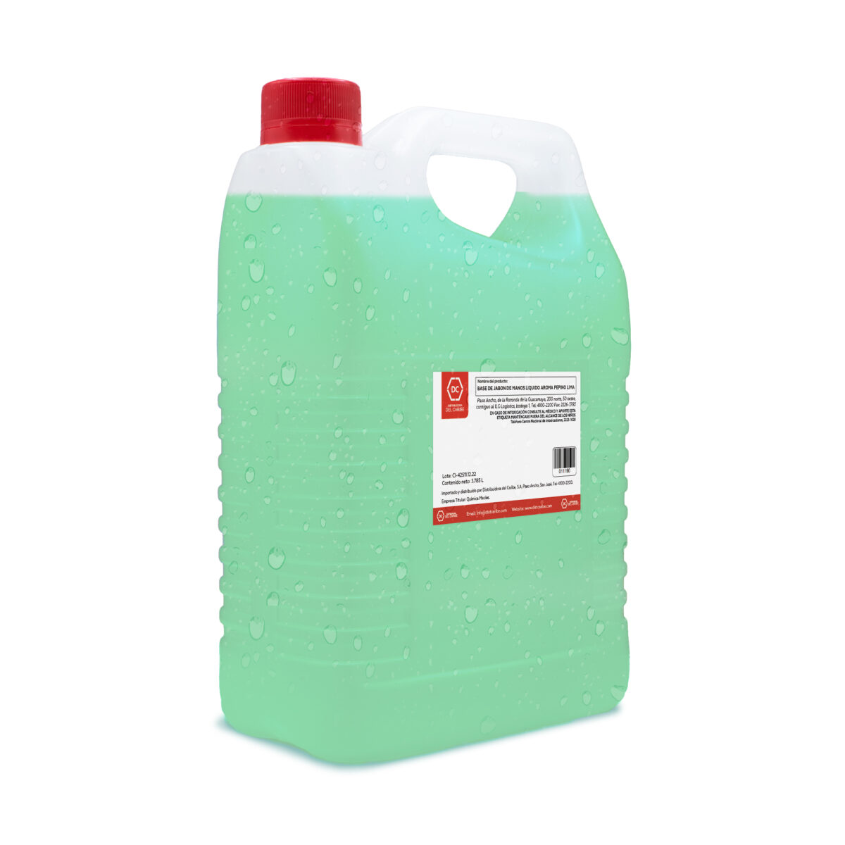 BASE DE JABON DE MANOS LIQUIDO AROMA PEPINO LIMA ENVASE DE GALON  3.785 L - Image 2