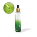ENV. GOTERO CILINDRICO VERDE 50 ML GOTERO DORADO / HULE NEGRO UD