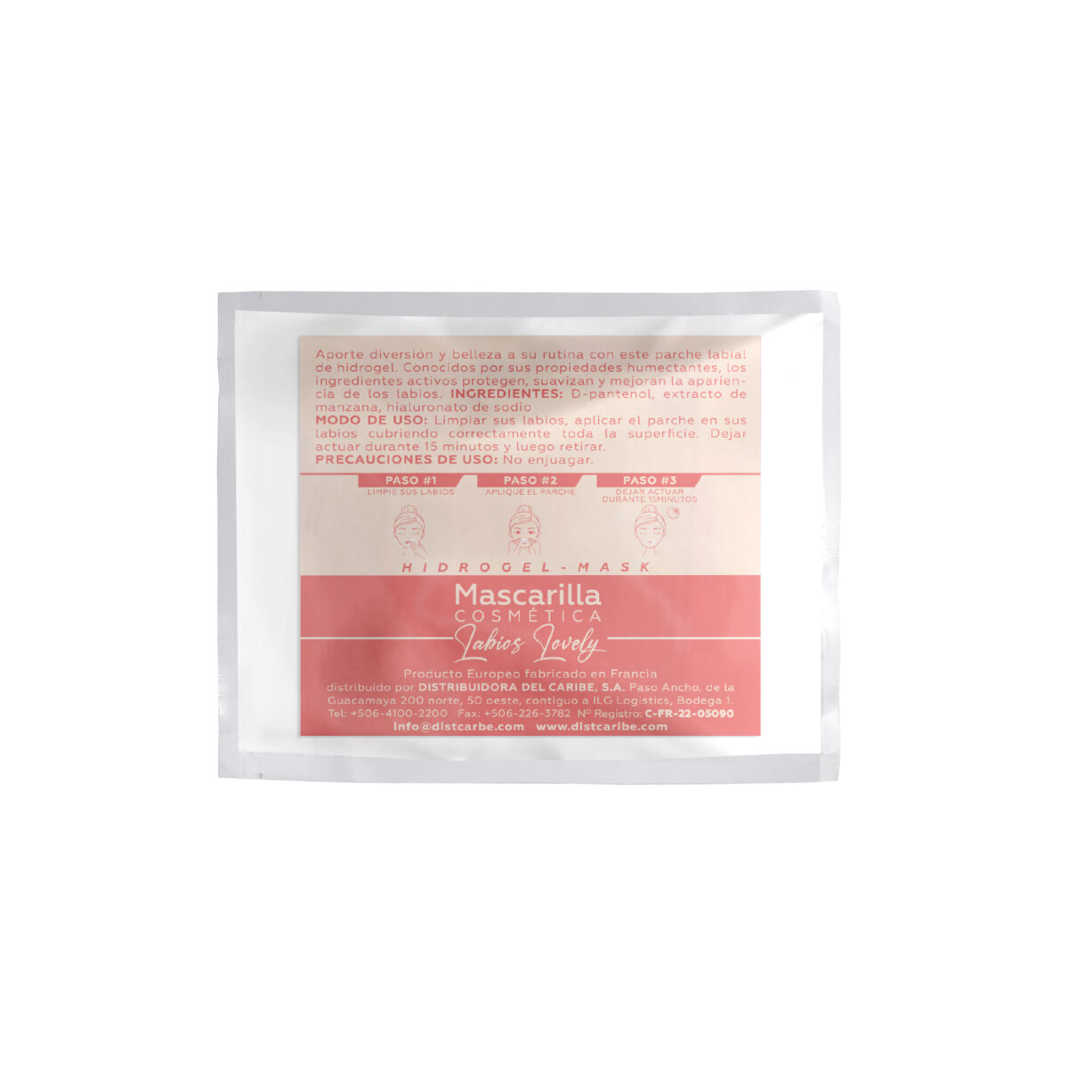 MASCARILLA COSMETICA PARA LABIOS LOVELY - 7L0003A UD - Image 2