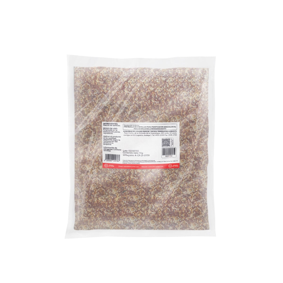 PREMEZCLA DE 4 SEMILLAS PARA PANIFICACIÓN (BACKALDRIN) BOLSA 1 Kg - Image 2