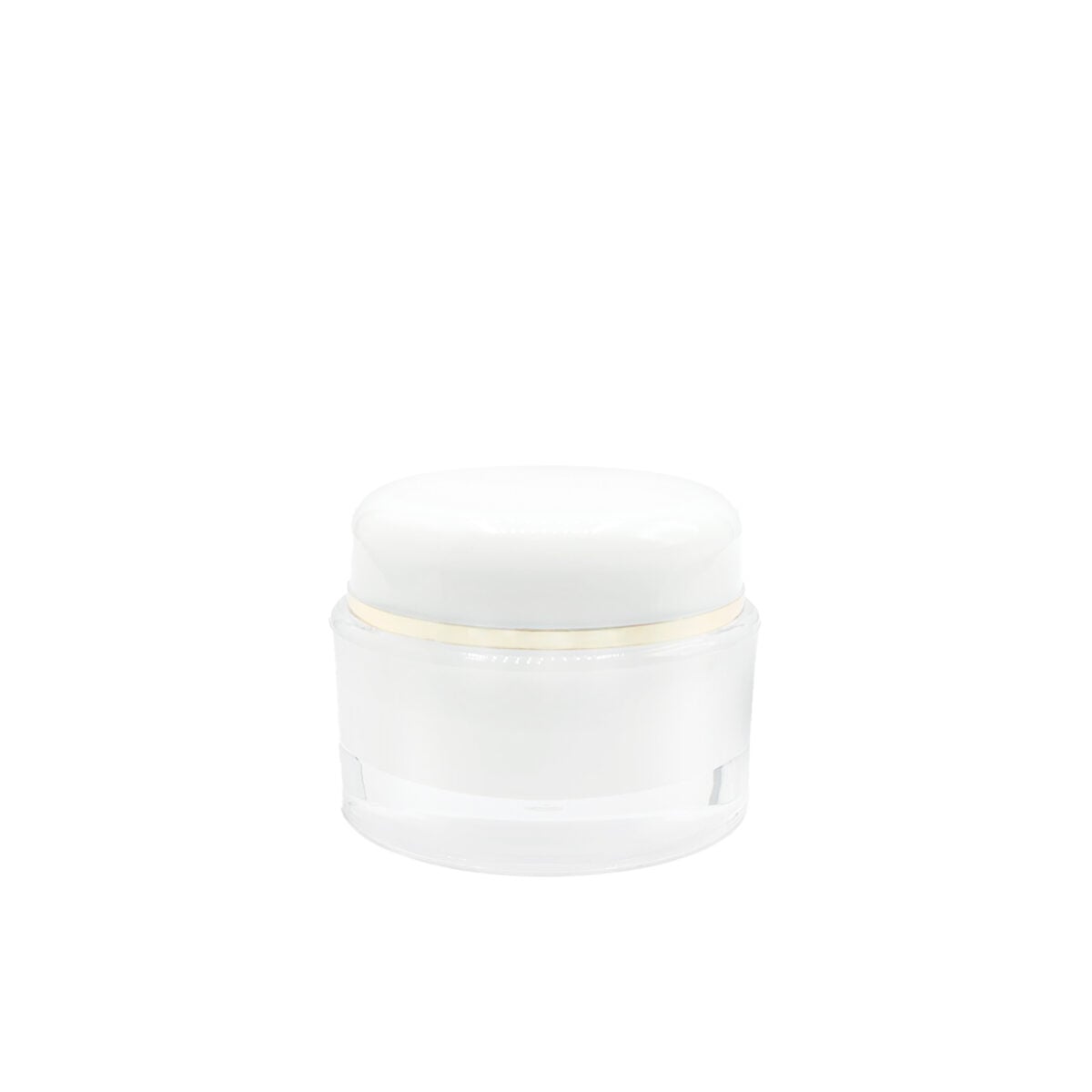 ENV. POMADERA PLASTICO CRISTALINO CJN3-001/003 50 ML TAPA BLANCA COMPLETA UNA UNIDAD - Image 2