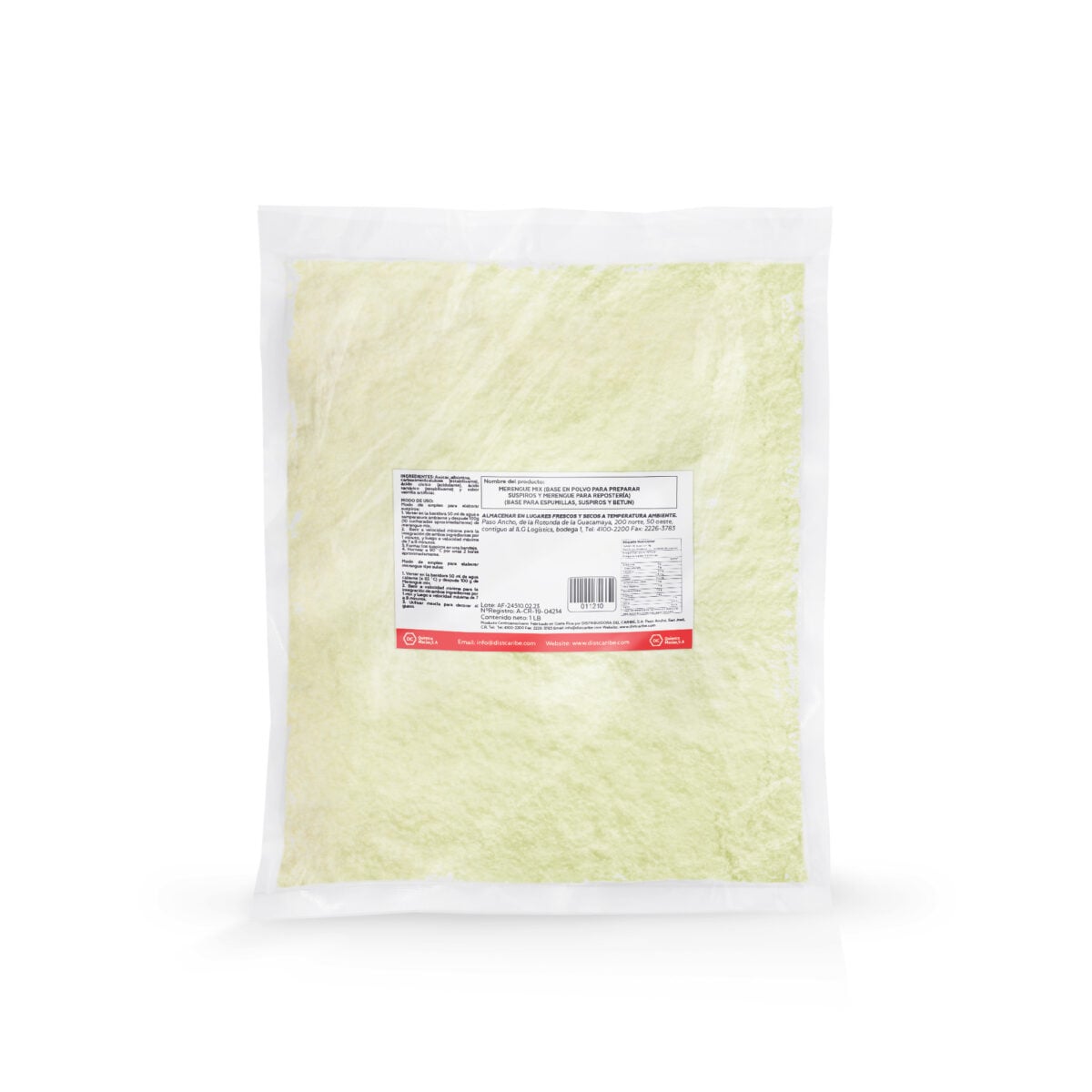 PREMEZCLA PARA ESPUMILLAS, SUSPIROS Y BETUN 1 LB - Image 2