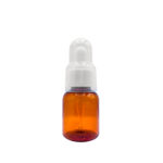 ENV. GOTERO PLASTICO AMBAR 25 ML DOSIFICADOR BLANCO UD - Image 2