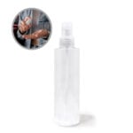 ENV. PET 200 ML CILINDRICO ATOMIZADOR TRANSPARENTE UNA UNIDAD