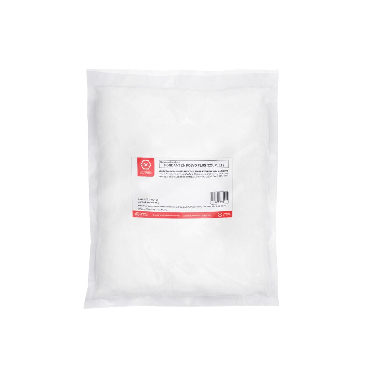 FONDANT EN POLVO PLUS (COUPLET) BOLSA 1 Kg - Image 2