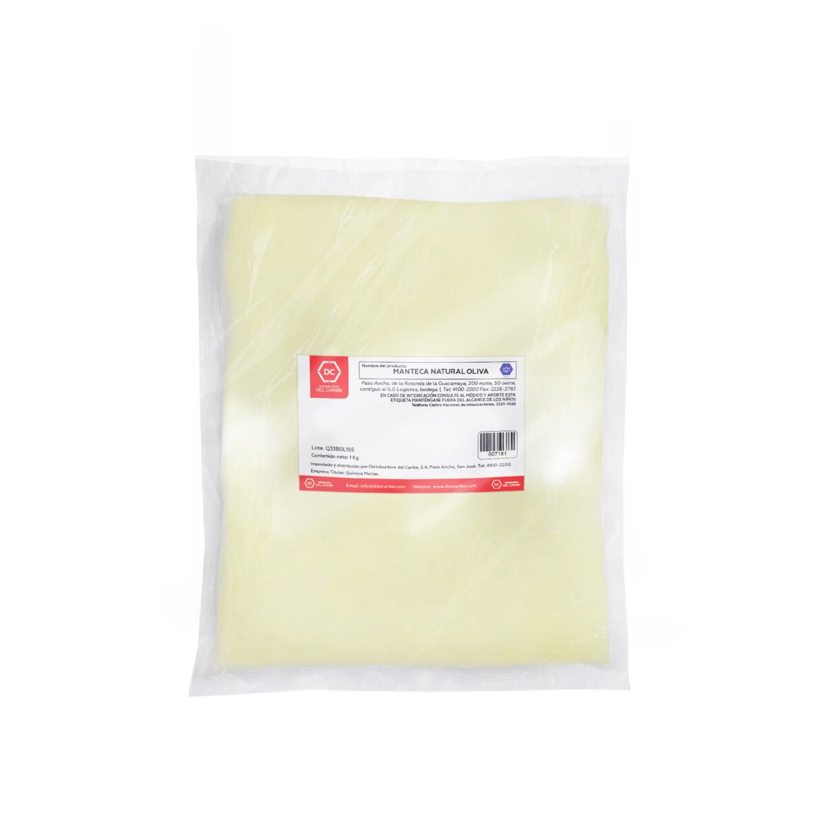 MANTECA NATURAL OLIVA BOLSA 1 Kg - Image 2