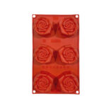 MOLDE SILICON FR056* ROSE FIORITE 6 PORCIONES (PAVONI) UNA UNIDAD - Image 2