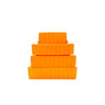 SET DE CORTADORES PARA GALLETA RECTANGULO RIZADO 3 PZS UNA UNIDAD - Image 2