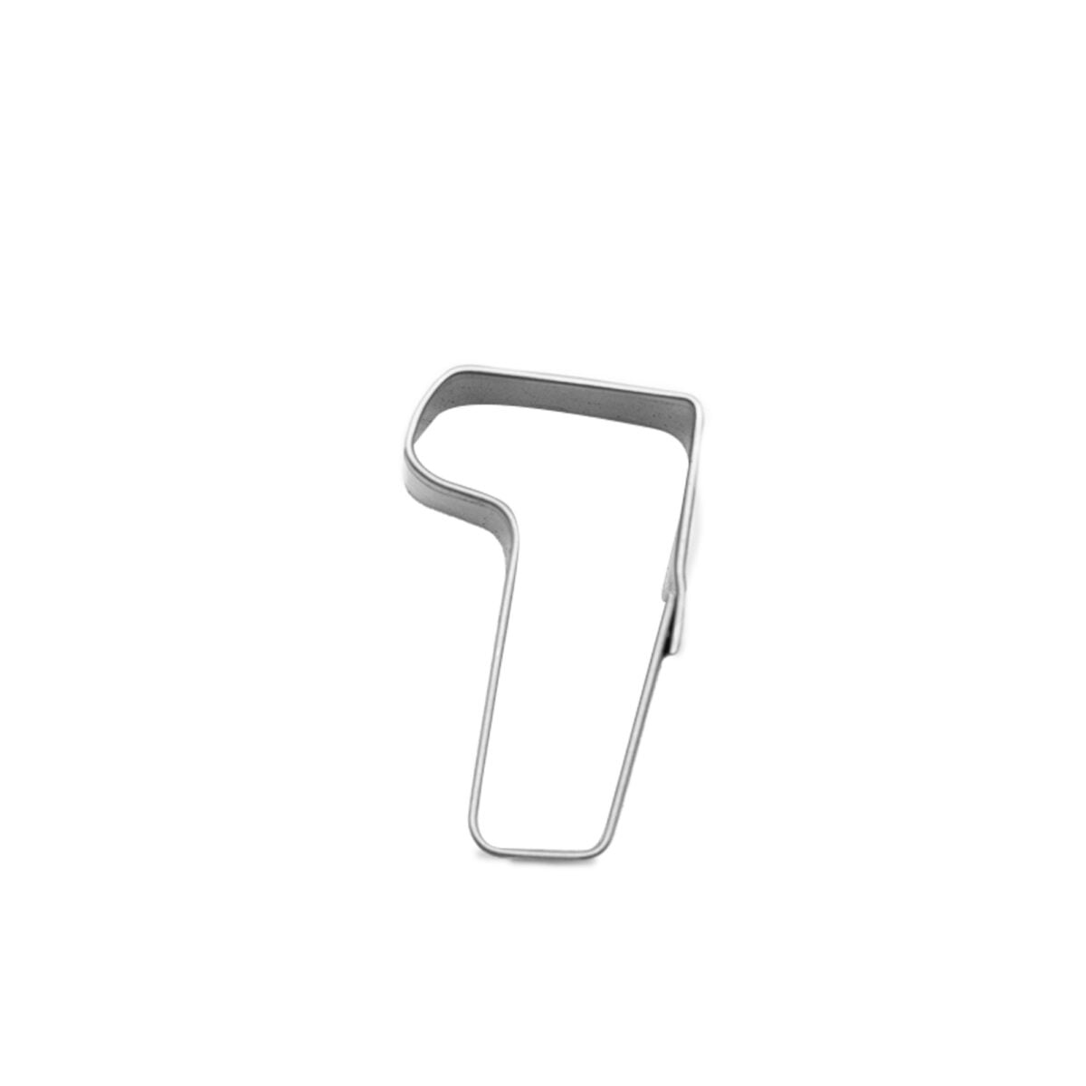 MOLDE DE ALUMINIO DE NUMERO SIETE 30H4X07 - 20X4CM (MARTELLATO) UNA UNIDAD - Image 2
