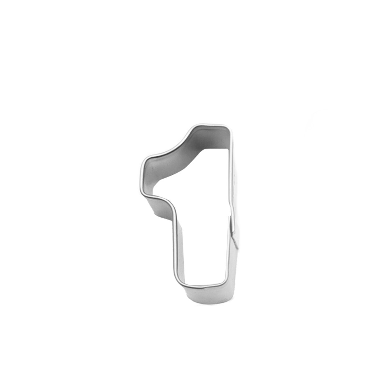 MOLDE DE ALUMINIO DE NUMERO UNO 30H4X01 - 20X4CM (MARTELLATO) UNA UNIDAD - Image 2