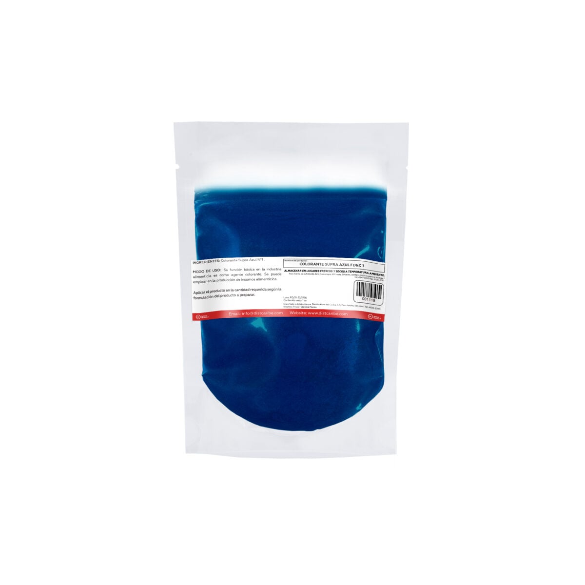 COLORANTE SUPRA AZUL FD&C 1 BOLSA 1 Oz - Image 2
