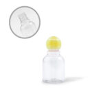 ENV. PET CRISTALINO 27 ML TAPA AMARILLA UD