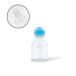 ENV. PET CRISTALINO 27 ML TAPA AZUL UD