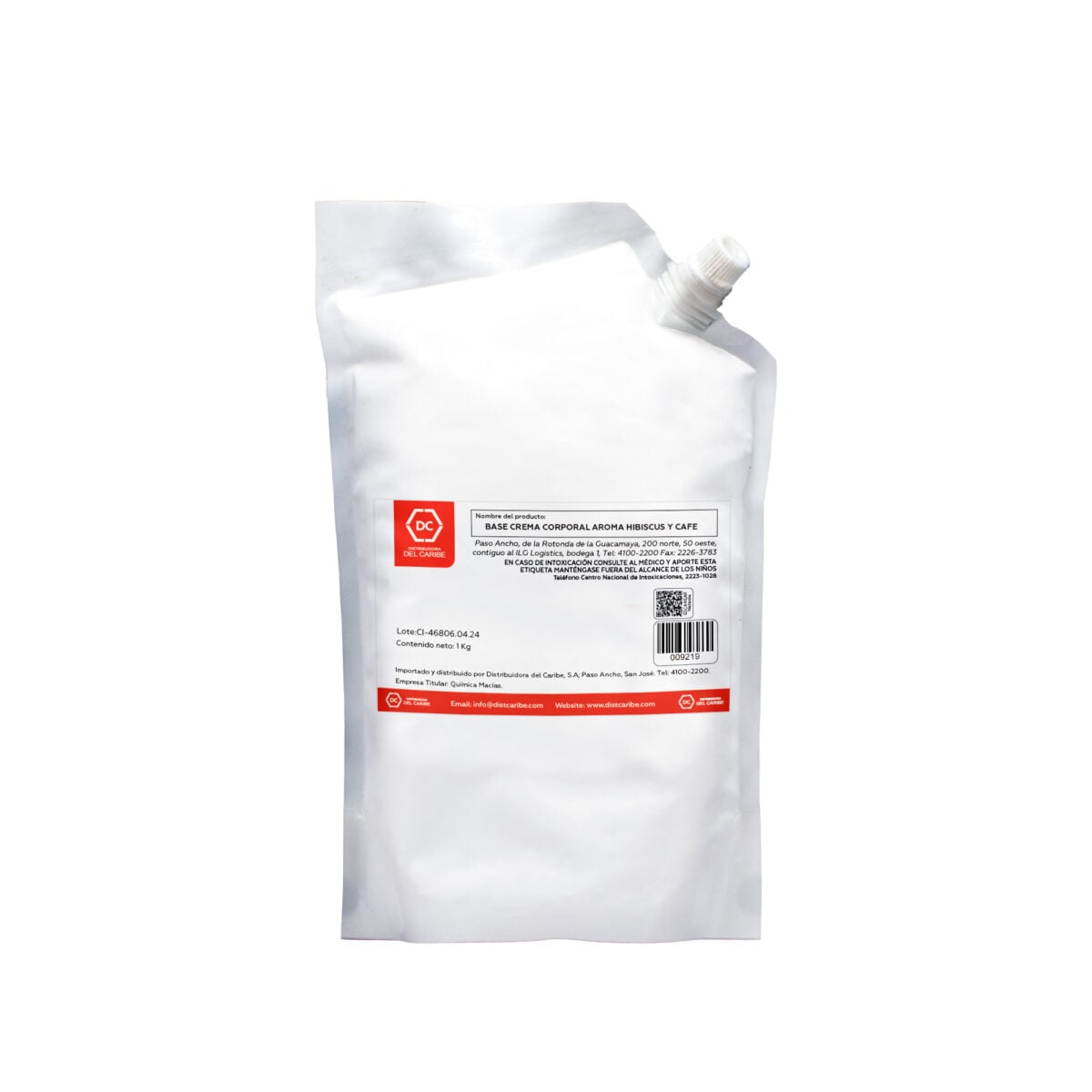 BASE CREMA CORPORAL AROMA HIBISCUS Y CAFE  BOLSA 1 Kg - Image 2