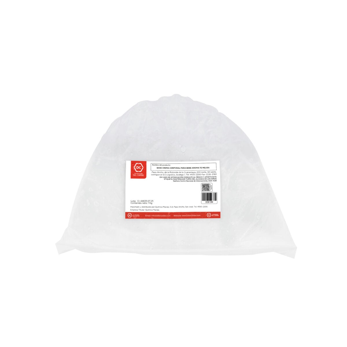 BASE CREMA CORPORAL PARA BEBE AROMA TE MELISA BOLSA 1 Kg - Image 2