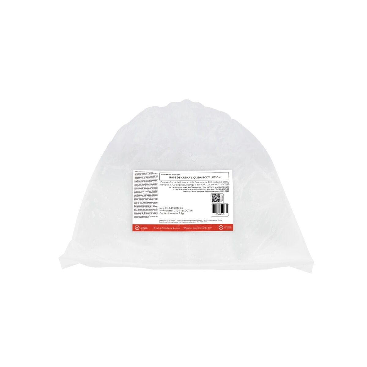 BASE DE CREMA LIQUIDA BODY LOTION BOLSA 1 Kg - Image 2