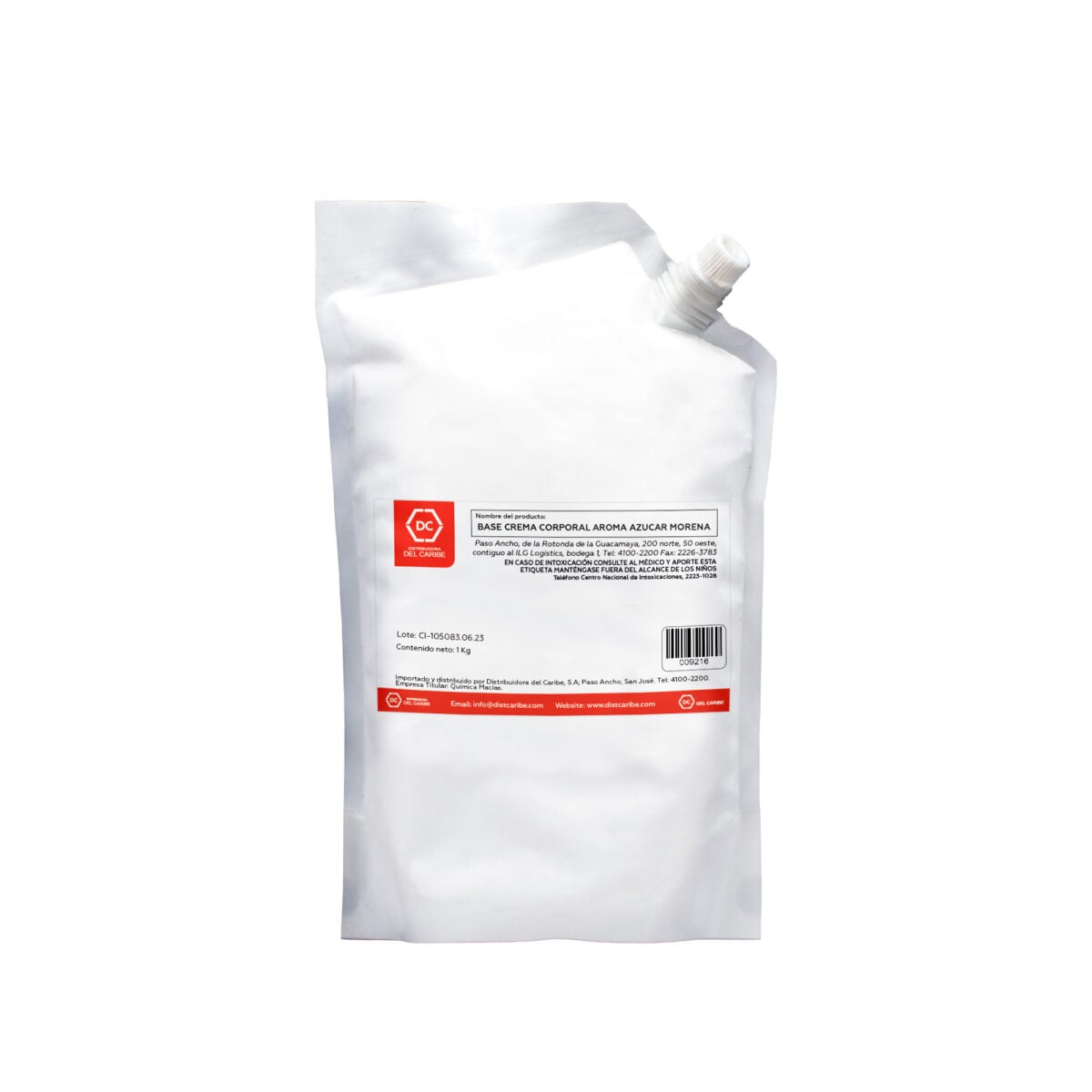 BASE CREMA CORPORAL AROMA AZUCAR MORENA BOLSA 1 Kg - Image 2