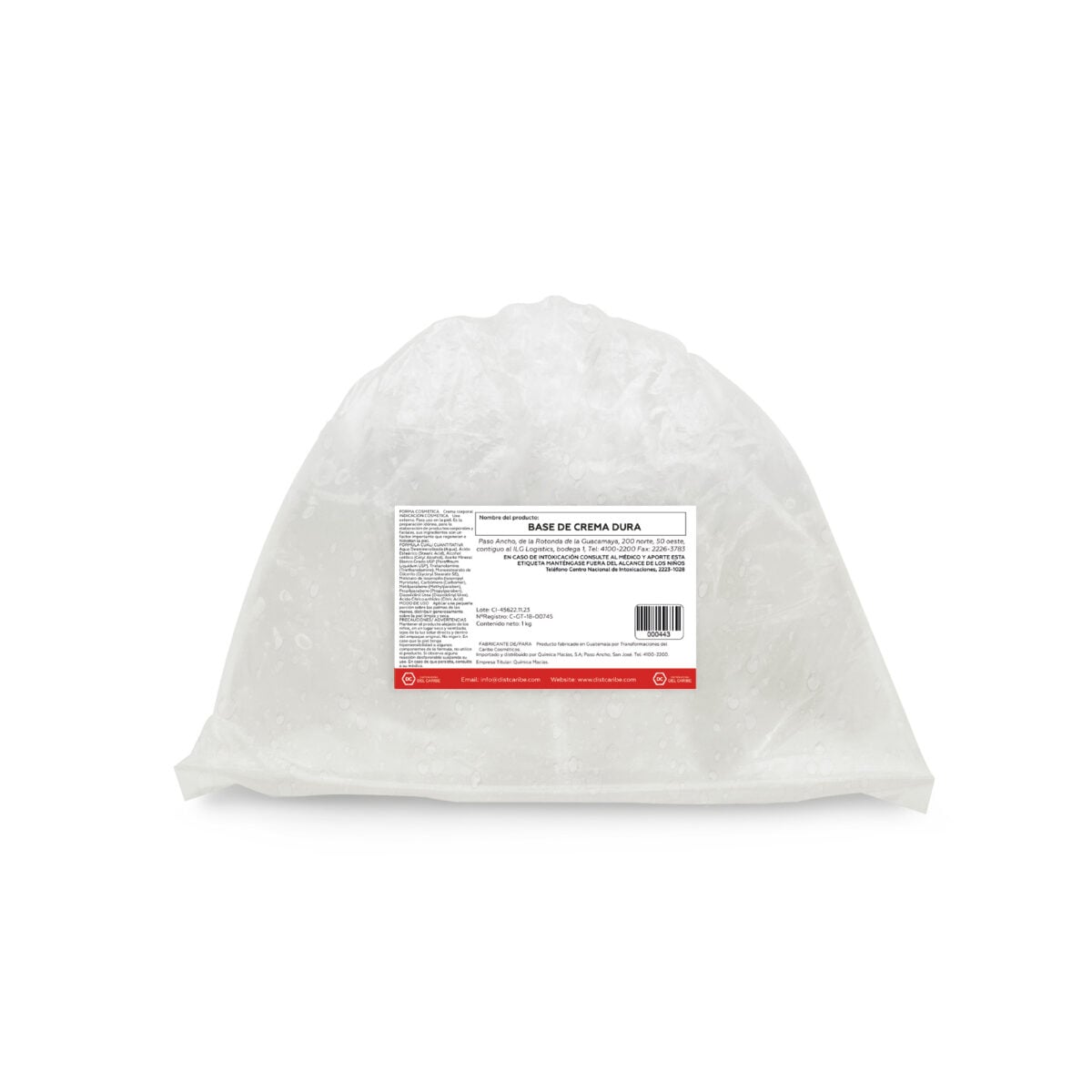 BASE DE CREMA DURA BOLSA 1 Kg - Image 2