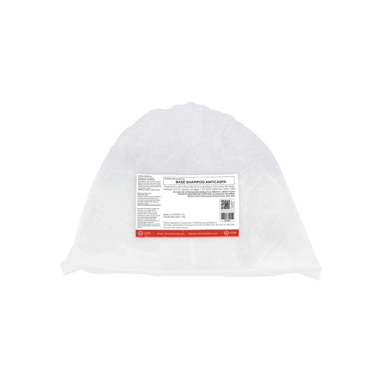 BASE SHAMPOO ANTICASPA BOLSA 1 Kg - Image 2