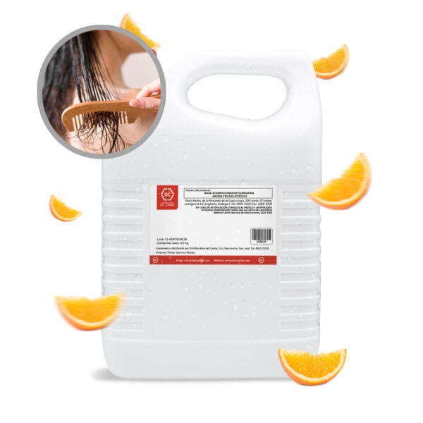 BASE ACONDICIONADOR QUERATINA AROMA FRUTOS CITRICOS ENVASE DE GALON 3.5 KG