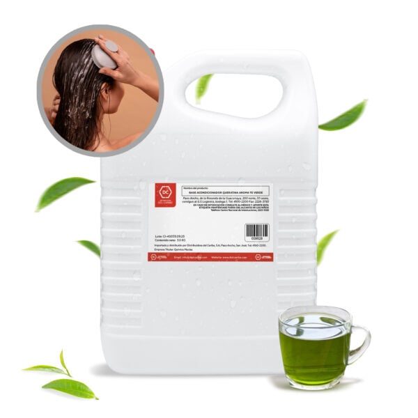 BASE ACONDICIONADOR QUERATINA AROMA TE VERDE  ENVASE DE GALON 3.5 KG