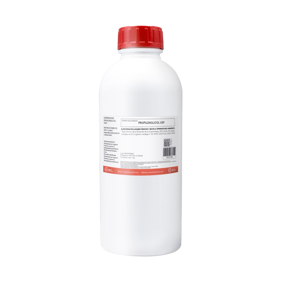 PROPILENGLICOL USP ENVASE PLASTICO 1 Kg - Image 2