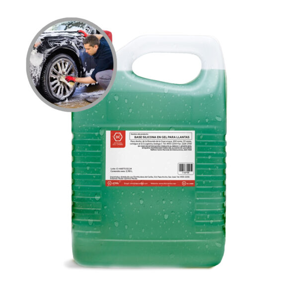 BASE SILICONA EN GEL PARA LLANTAS ENVASE DE GALON 3.785 L