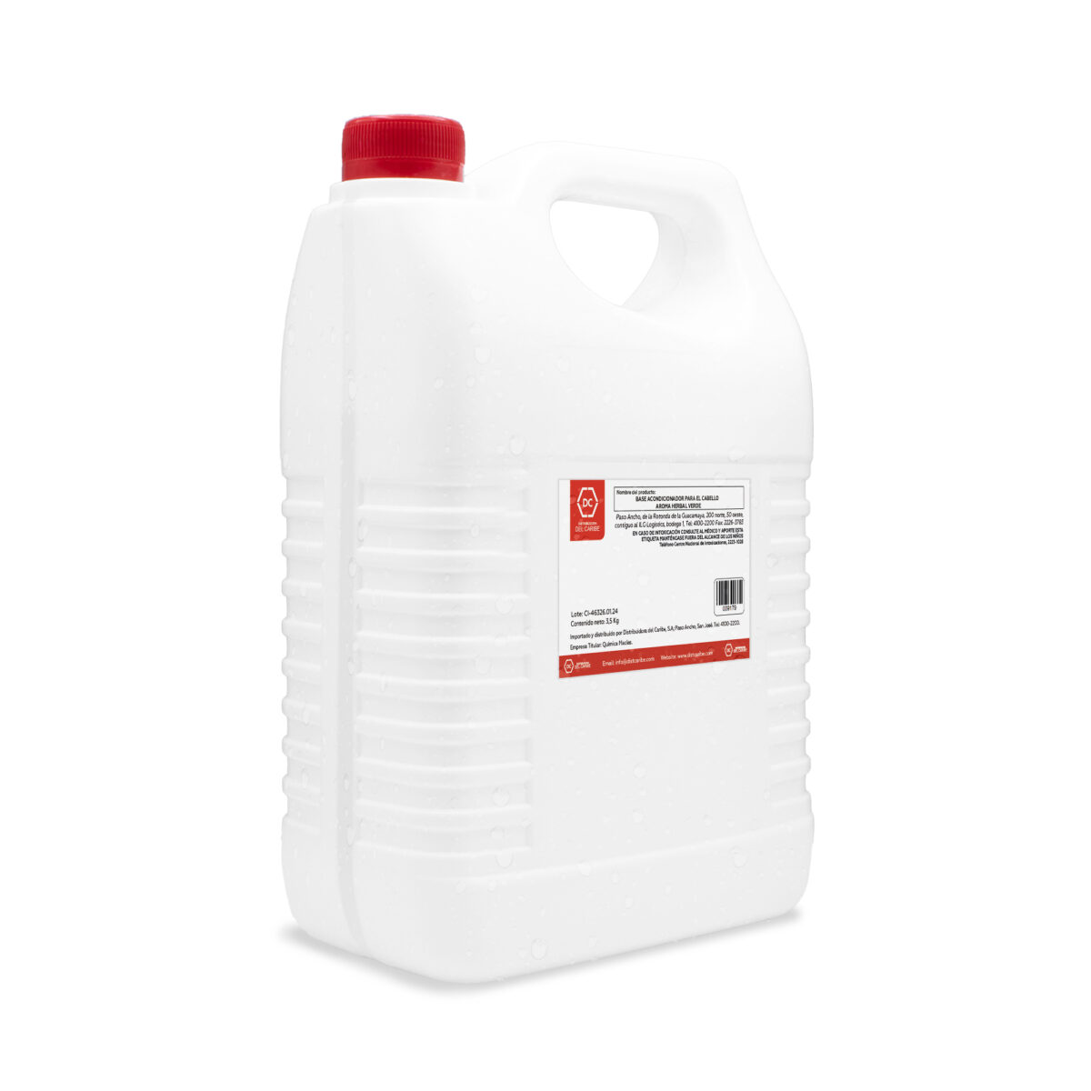BASE ACONDICIONADOR PARA EL CABELLO AROMA HERBAL VERDE ENVASE DE GALON 3.5 KG - Image 2