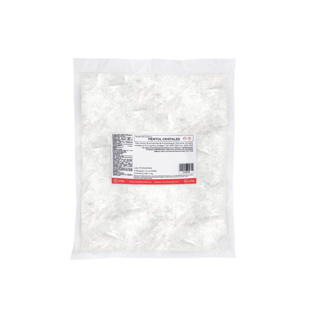 MENTOL CRISTALES BOLSA 1 Kg - Image 2