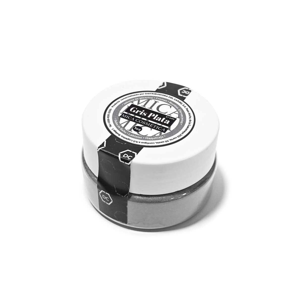 COLORANTE MICA PARA PRODUCTOS COSMETICOS GRIS-PLATA KT-6911 - 1 oz - Image 2