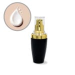 ENV. POMADERA 60 ML COLOR NEGRO CON BOMBA APLICADORA DORADA Y RETAPA TRANSPARENTE JQ UNA UNIDAD
