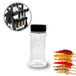 ENVASE PLASTICO ESPECIERO PET C/TAPA B/N 100 ML UNIDAD
