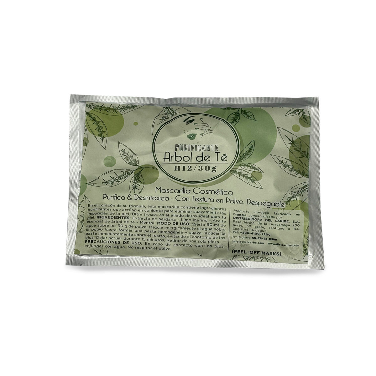 MASCARILLA COSMETICA PURIFICANTE ARBOL DE TE (H12) SACHET 30 G ALUMINIO UNA UNIDAD - Image 2