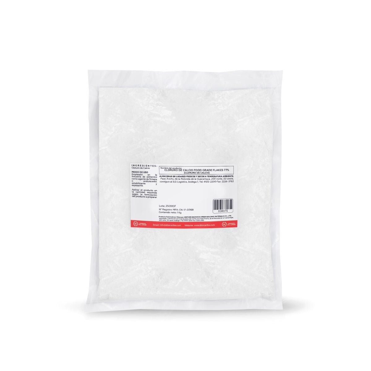 CLORURO DE CALCIO FOOD GRADE FLAKES 77% - 1 Kg - Image 2
