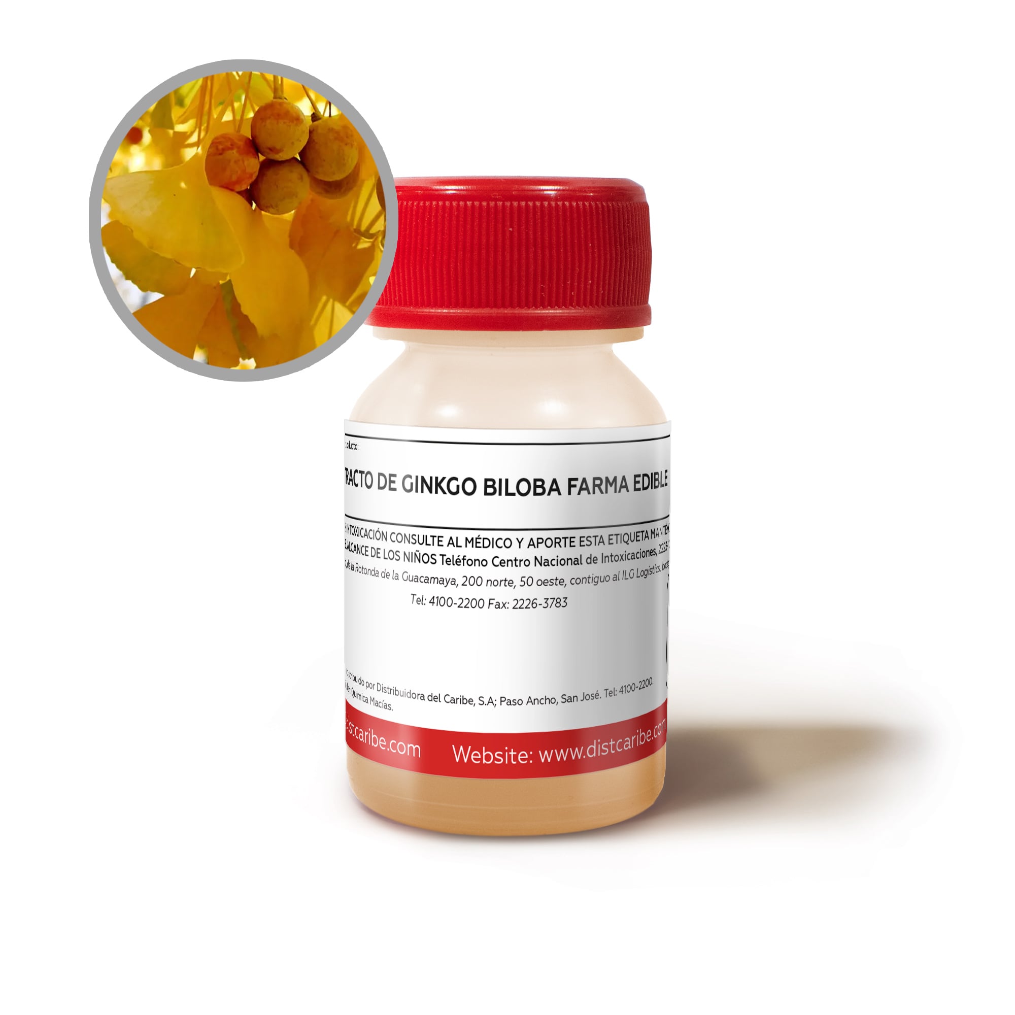 ginko-biloba EXTRACTO DE GINKGO BILOBA FARMA EDIBLE - 1 oz - Image 1