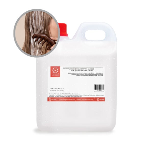 ACONDICIONADOR PARA CABELLO CON QUERATINA SIMPLY PURE - 3.5 Kg