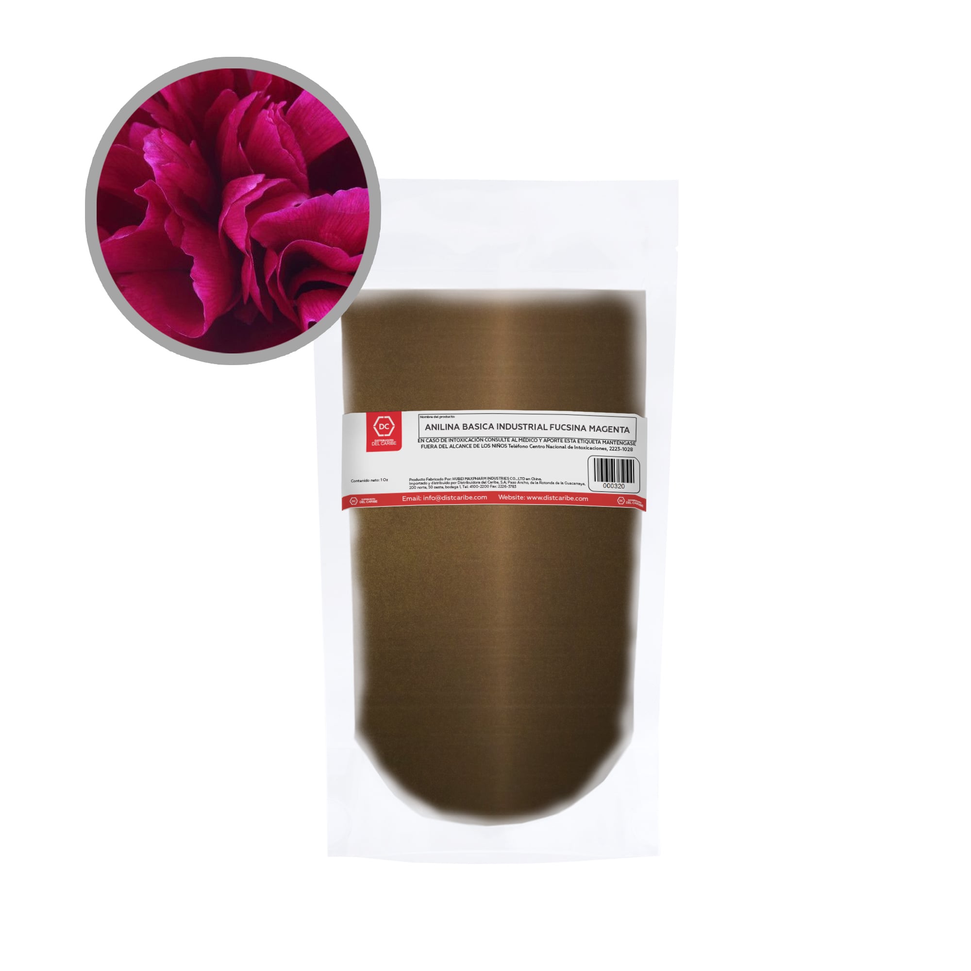 anilina ANILINA BASICA INDUSTRIAL FUCSINA MAGENTA - 1 Oz - Image 1